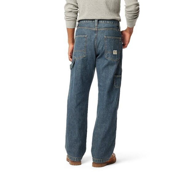 NWT W34 L32 Levi Strauss Signature Men’s Carpenter Jeans – Denim Blue - Picture 3 of 5